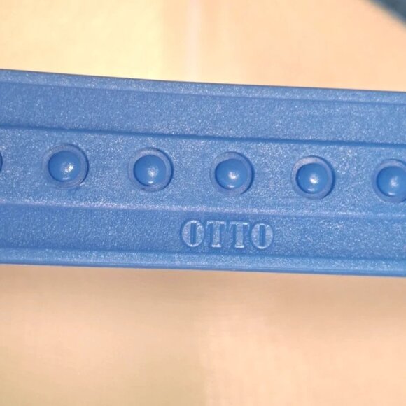 Otto Cap CW Snapback Adjustable Trucker Hat White/Blue Unisex Foam Crown Rope - Picture 7 of 9